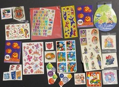 Large Lot Of Stickers Variety – Pooh – Mr Yuk – Hello Kitty – Disney & More