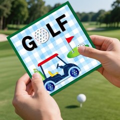 Golf Theme Metal Die Cuts for Scrapbooking, Card Making & DIY Crafts – Carts, Cl