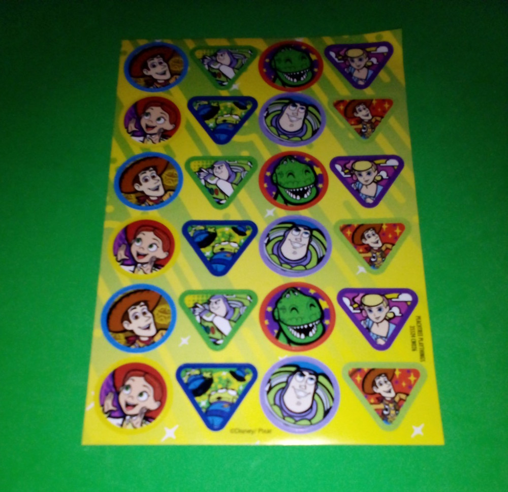 Disney Pixar Toy Story Sticker Sheet Scrapbooking