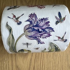 PSX Designs Sticker Roll-Flowers, Bees, Hummingbirds HTF Stickers￼