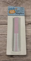 Magic Scraps Route 99 SWEET Stapler-Free Staples 30 Pieces 2006 White & Pink NEW