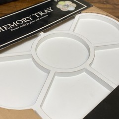 The Paper Studio Flower Memory Tray Shadowbox White Hobby Lobby Scrapbook