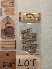 LOT OF 3-Rebecca Sower Nostalgiques Vintage Sticko Stickers Embellishments RARE