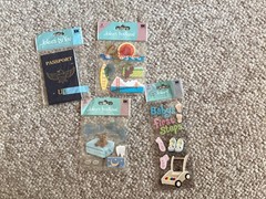 Jolee’s Asst. Scrapbook Embellishments-Passport, Baby, Tooth Fairy, California
