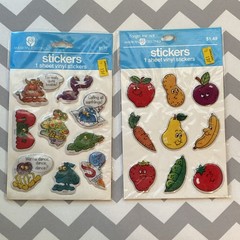 Vintage American Greetings Puffy Monsters Googly Eyes Stickers 1982 SEALED Rare