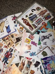 Vintage Paper Doll Theme Junk Journal Kit / Lot