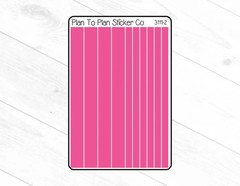 3111-2~~Dark Pink Washi Planner Stickers.
