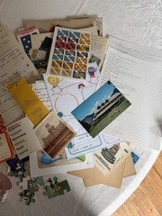 125+ Piece Junk Journal Ephemera Pack Vintage Papers Stickers Postcards & More