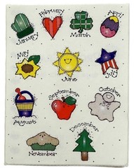 New Vintage Lot Provo Craft Sheets School Birthday Stickers & Borders & Die Cuts