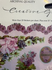 Vintage Stickers Flowers & Cats 17 Packets Multiple Sheets Per Pack New