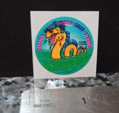 Vintage Stickers Spearmint Scratch And Sniff Sticker GREAT SCENT Slicker Sticker