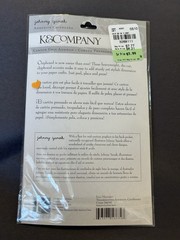 K&Company Fall Harvest Thanksgiving Adhesive Chipboard Scrapbooking Stickers