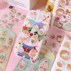 Cute Themed Decorative 3D Sticker Set for Journaling Stationery Decoration DIY