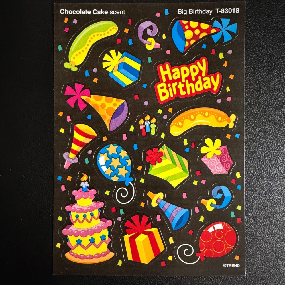 Vintage Trend Scratch N Sniff Sticker Sheets