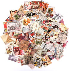 HOMICO 400Pcs Junk Journal Vintage DIY Material Paper Journaling Supplies Scrapb
