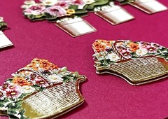 Anna Griffin’s Latest Flower Cart Flower Pots Embellishments + Gorgeous Layers!