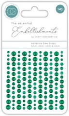 Craft Consortium Adhesive Dew Drops – Green