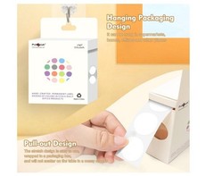 PARLAIM White Dot Sticker 1 inch 500Pcs Round Color Code Label Circle Dots hot