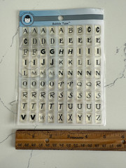 Li’l Davis Designers Accent/Embellishment Uppercase Complete Bubble Type Letters