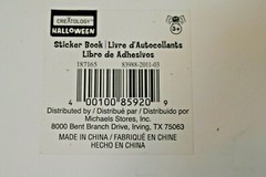 Creatology Halloween Stickers 237 Pieces TPC Studio Clear Halloween Rub-ons