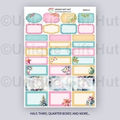 Planner Sticker Kit Christmas Winter Holiday Sticker for standard weekly planner
