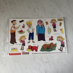 NOS Clifford The Big Red Dog Stickers Scholastic Vintage 2001 Sealed Scrapbook