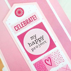 Creative Memories Totally Soft Pink Stickers (3/pk)