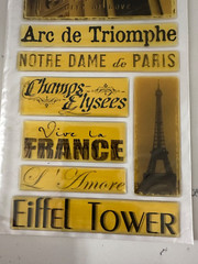 Creative Imaginations Art Warehouse Paris France by Danelle Johnson Eiffel Tower