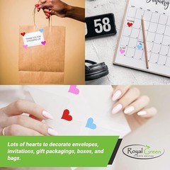 Small Heart Stickers – Scrapbooking Stickers, Packaging Stickers, Arts & Crafts
