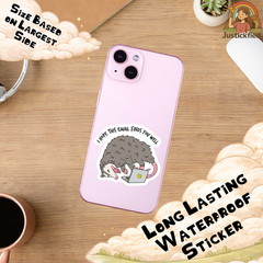 Funny Possum Sticker Cute Meme Vinyl Decal Waterproof Laptop Water Bottle