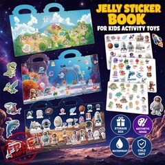 Cutesora jelly sticker books 6 sets