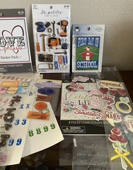 Lot Of Scrapbooking Items, Jolee’s And Others, Stickers Lot, See Photos