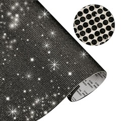 2mm Rhinestone Sticker Sheet Self Adhesive Bling Diamond Crystal Decals DIY dd