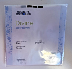 Creative Memories LOT OF DIVINE – Epoxy Stickers, Paper Flowers, & Paper Ribbon