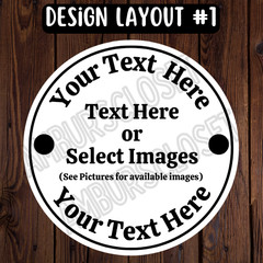 CUSTOM BUSINESS 3″ ROUND STICKERS SEALS LABELS THANK YOU SCRATCH RESISTANT