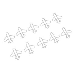 Aircraft Shape Paper Clips Cute Small Paperclips for Office School Home Desk