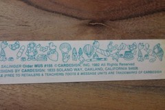 Vintage 1982 Cardesign TOOTS Sticker Strip Shells MUS #155 Seashells Conch tulip