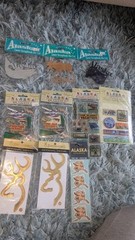 Alaska scrapbook Stickers Die Cuts 3D, Crystal, Decals Scrapbooking Lot