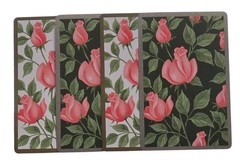 Congress Swap Pink Rosebuds Roses Gold Trim for Junk Journal Scrapbook Collage
