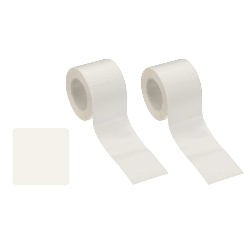 420 Pcs Thermal Sticker Paper, 1.2×1.2″ Square Thermal Printer Label, White