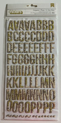 American Crafts Chipboard Alpha Thickers-Variations Available-U Choose