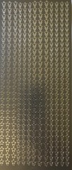 SILVER STAR BORDER FOIL Outline Stickers(4”x9-1/2”)Sticker King•Card Making•