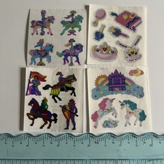 Sandylion prisma foil Unicorns Knights Princess 4 mods Castle Cute Vintage