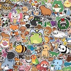 200PCS Animal Stickers for Kids,Cute Sticker for Water Bottle Guitars Laptop,…