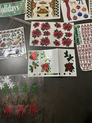 Sticker Lot Some VTG Holiday Christmas Stickopotamus F Meyer J Lee Memories