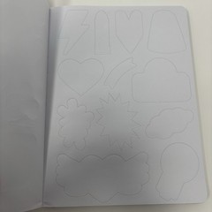 Piccadilly Sketch Your Sticker Book 550 Peel-Off Stickers Coloring Activity Book