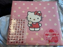 Vintage 2007 Hello Kitty Scrapbook Kit 12”x12” Papers/Stickers See Details 3-26