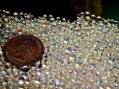 Morezmore M00036-lb 1lb Iridescent Glass Bubbles Microbeads 2mm 3mm 4mm 5mm 6mm