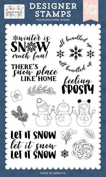 ECHO PARK – CLEAR ACRYLIC STAMPS – FEELING FROSTY