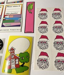 Vintage Sticker LOT 1980s 90s Some Rare Sheets Hallmark Video Game + Dinosaurs